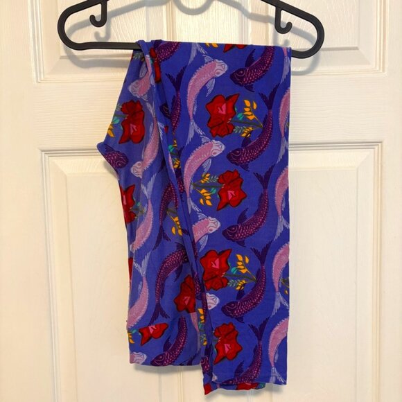 TC Tall & Curvy LulaRoe (Lula Roe) Koi Fish Leggings - Picture 1 of 1